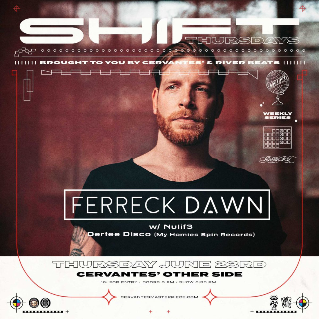 Ferreck Dawn (Defected / Sink Or Swim) w/ Nulif3 & Dertee Disco (My Homies Spin Records)