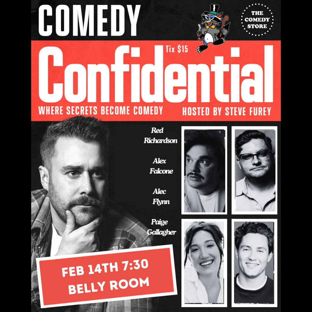 Comedy Confidential with Stephen Furey - Red Richardson, Alex Falcone, Alec Flynn, Paige Gallagher