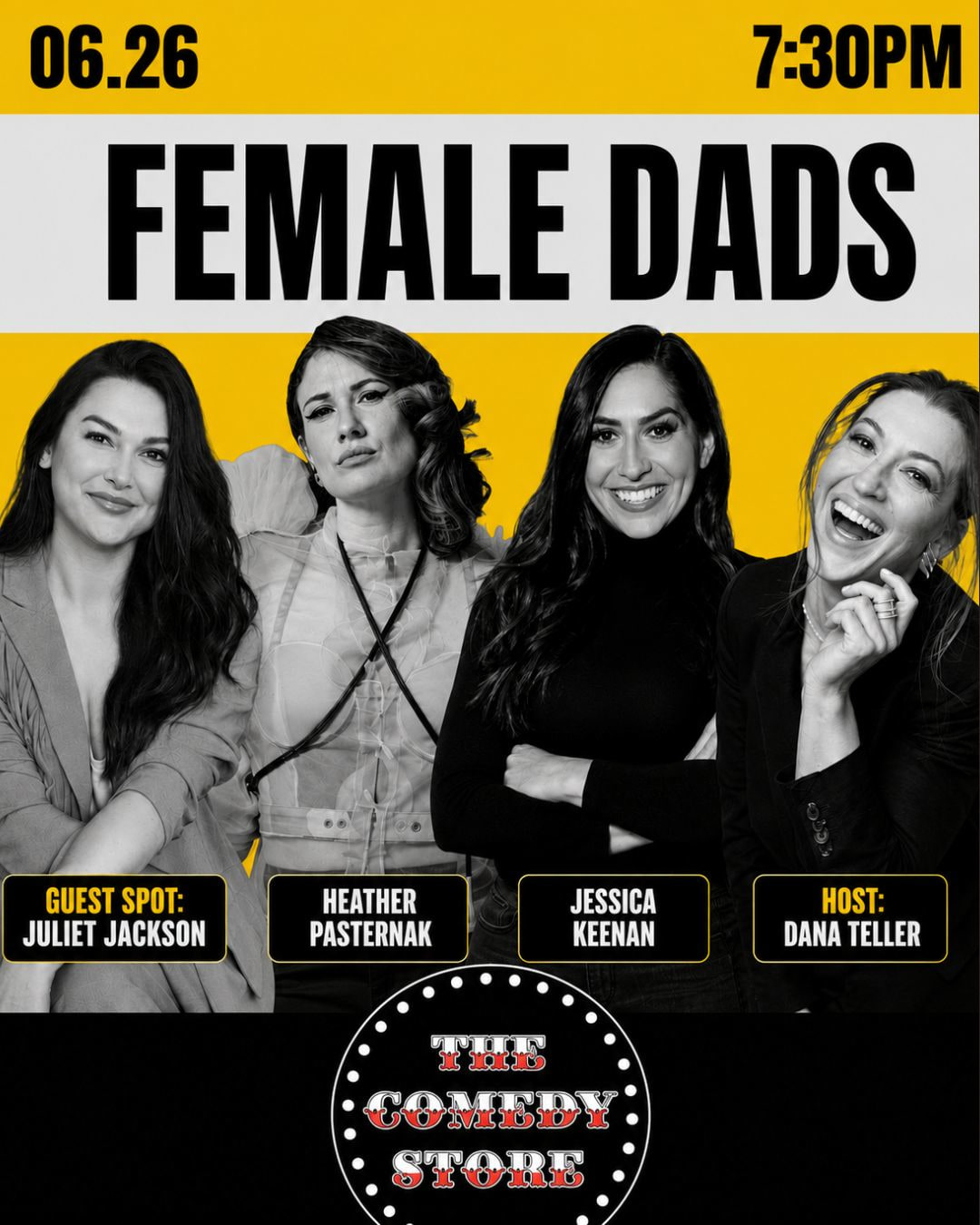 *Low Ticket Warning* Female Dads with Jessica Keenan, Heather Pasternak, Dana Teller, Juliet Jackson