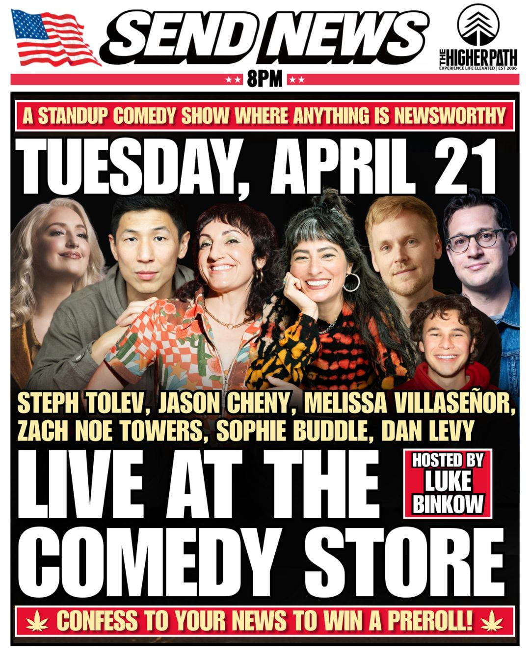 Send News - Steph Tolev, Jason Cheny, Melissa Villaseñor, Sophie Buddle, Zach Noe Towers, Dan Levy, hosted by Luke Binkow