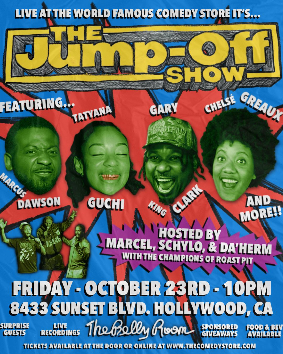 The Jump Off Show - Hosted by Schylur Noble, Marcel Archer & Da Herm featuring Gary King Clark, Chelse Greaux, Marcus Dawson, Tatyana Guchi