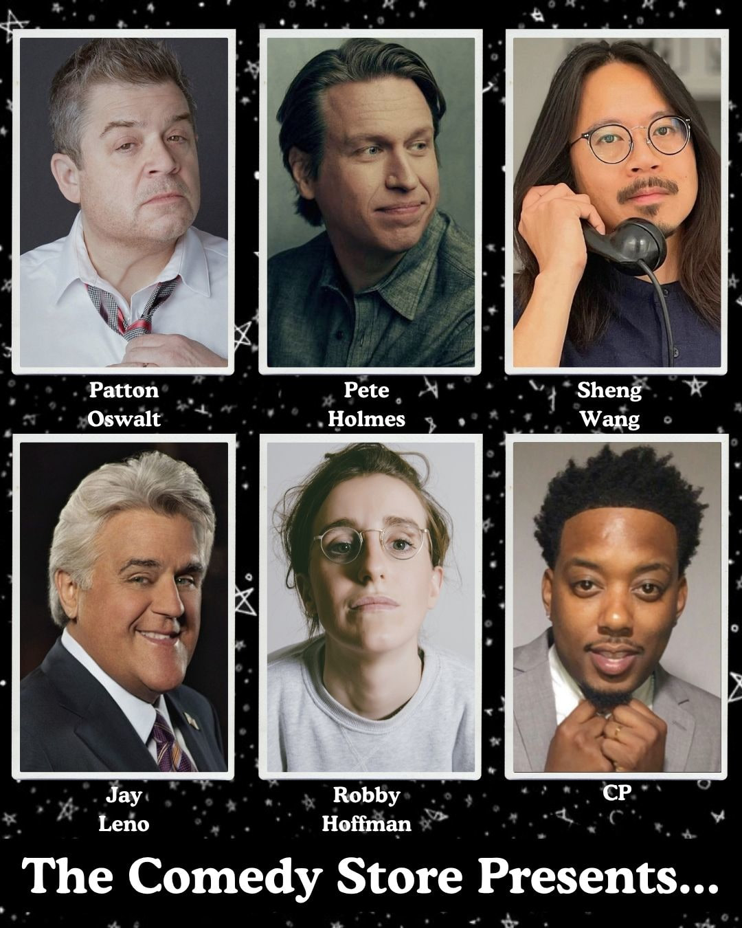 *Low Ticket Warning* The Comedy Store Presents: The Monday Show with Patton Oswalt, Pete Holmes, Sheng Wang, Jay Leno, Robby Hoffman, CP +more!
