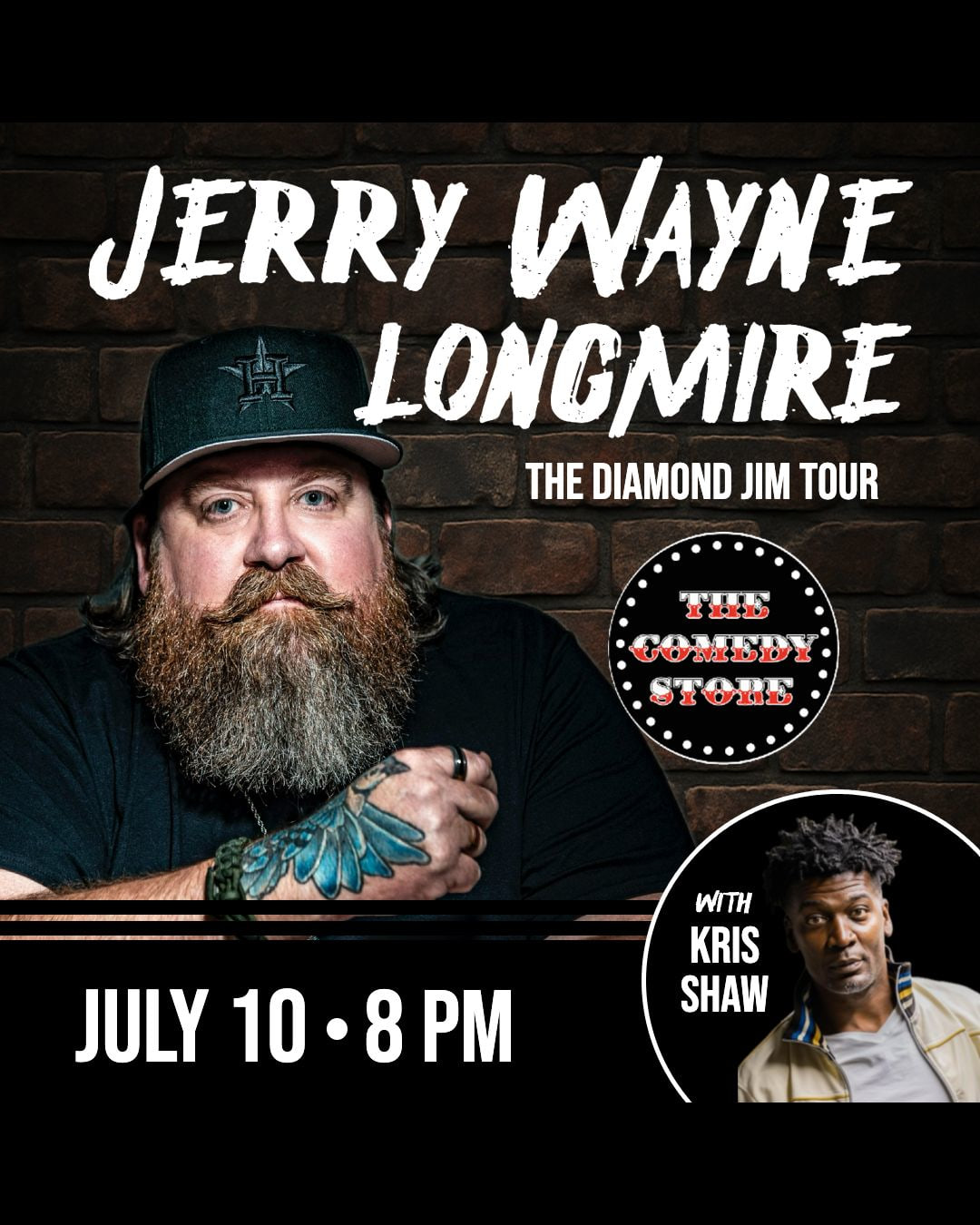 Jerry Wayne Longmire - The Diamond Jim Tour featuring Kris Shaw