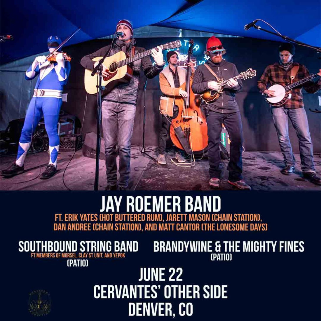 Jay Roemer Band ft. Members of Hot Buttered Rum & Chain Station w/ Southbound String Band ft. members of Morsel & Clay St. Unit