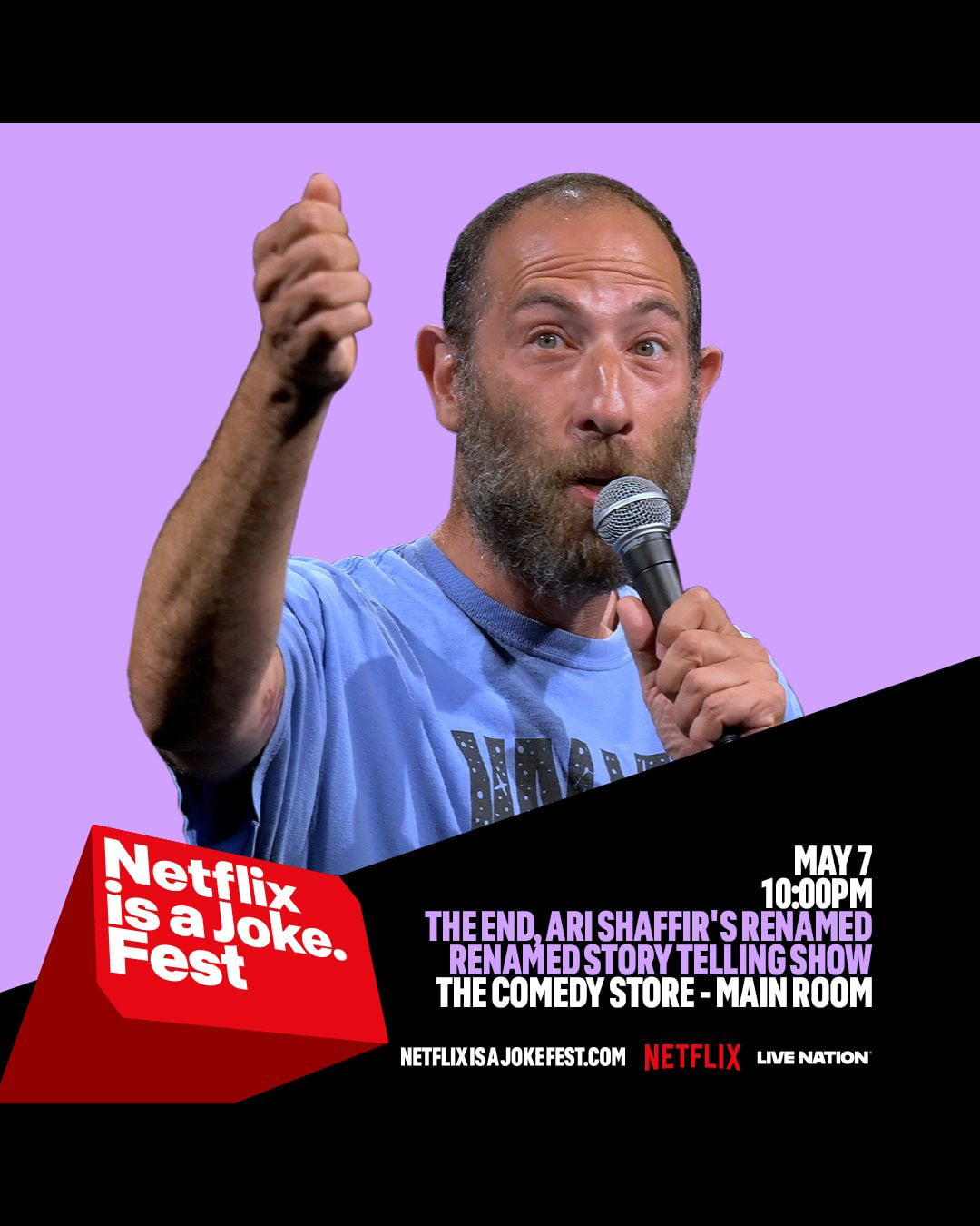 Netflix Is A Joke Presents: The End, Ari Shaffir’s Renamed Renamed Storytelling Show