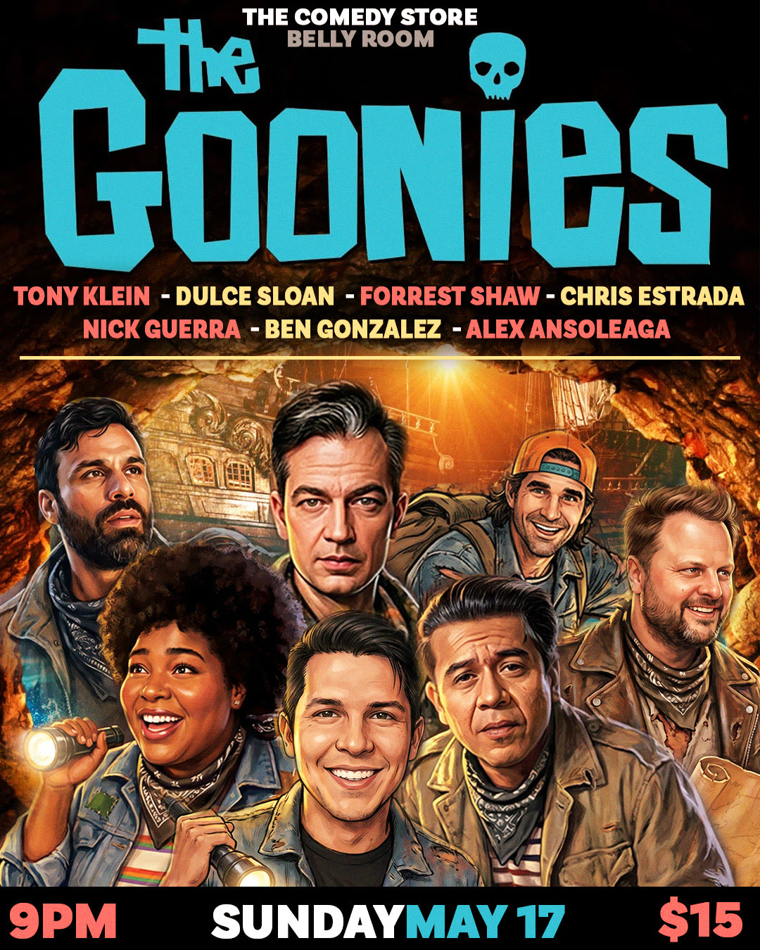 Goonies - Tony Klein, Dulce Sloan, Forrest Shaw, Chris Estrada, Nick Guerra, Ben Gonzalez, Alex Ansoleaga +more!