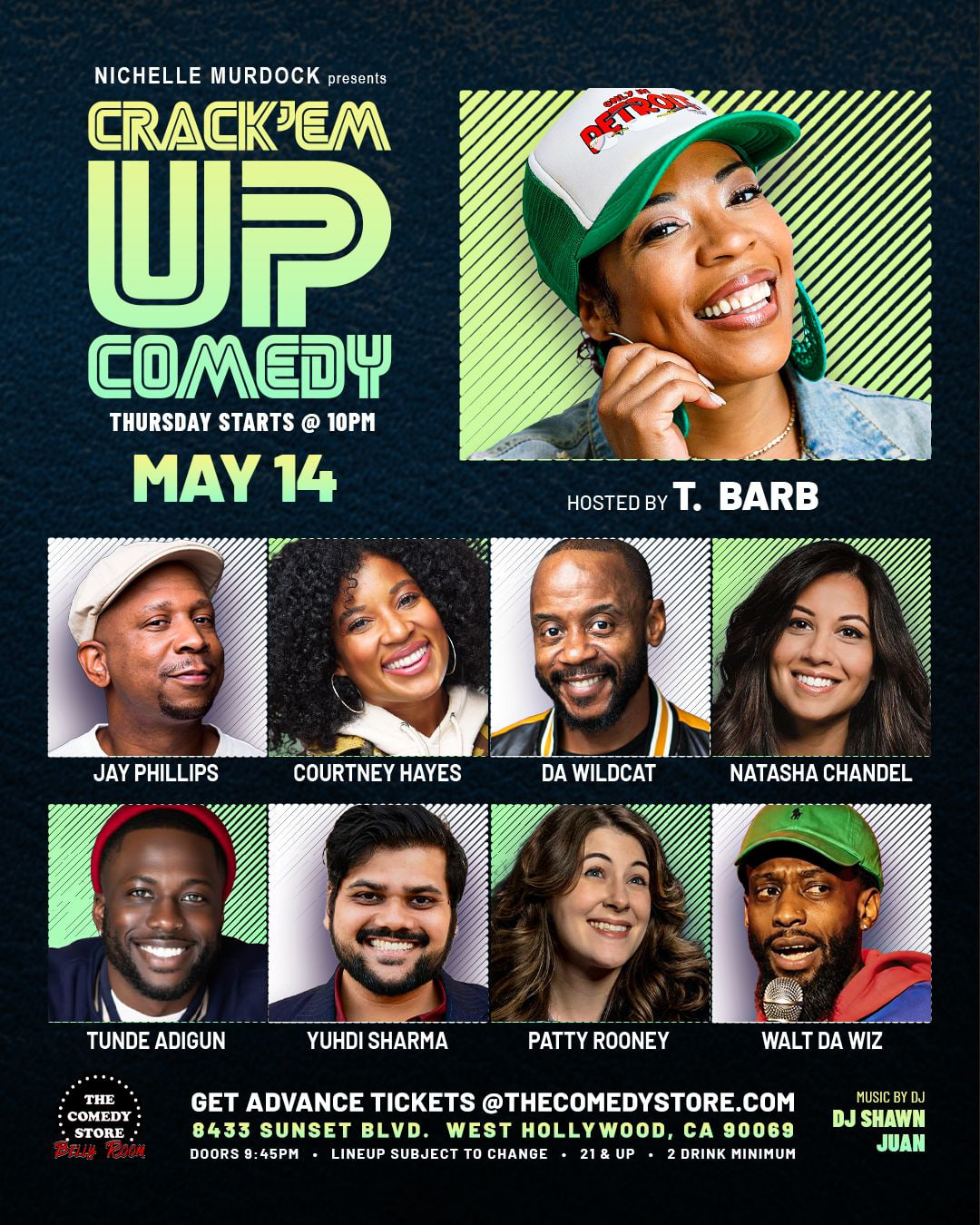 Crack'Em Up Thursdays - Hosted by T Barb with Jay Phillips, Courtney Hayes, Da Wildcat +more!