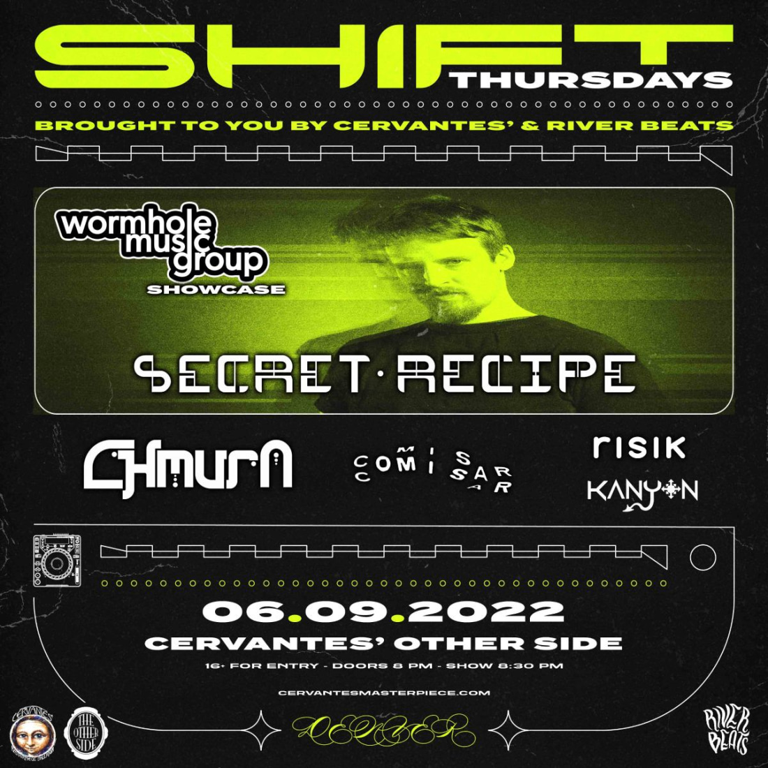 SHIFT Ft. Secret Recipe, Chmura, Comisar, Risik, Kanyon Walker - Wormhole Music Group Showcase