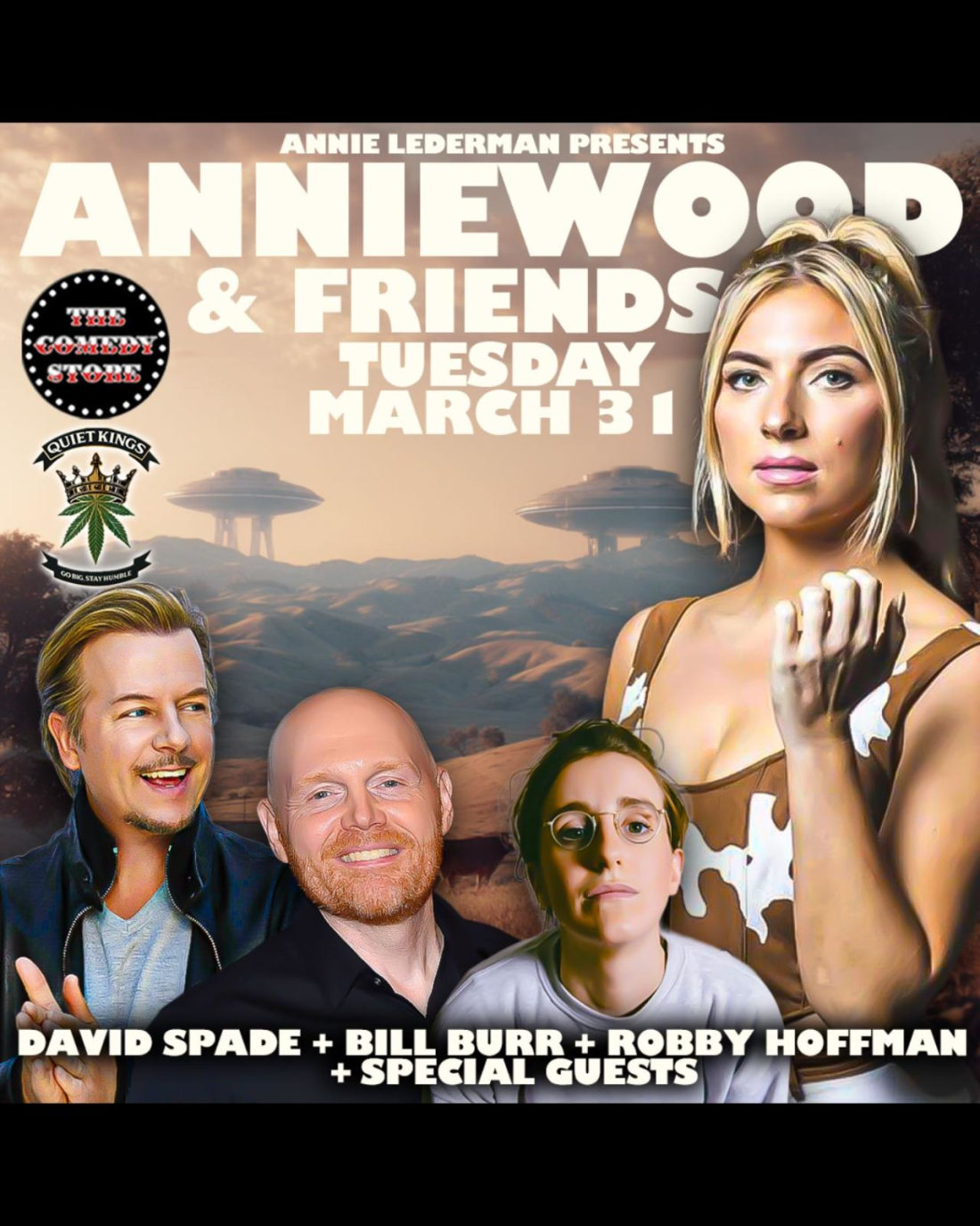 Anniewood & Friends with Annie Lederman - Bill Burr, David Spade, Robby Hoffman +more!