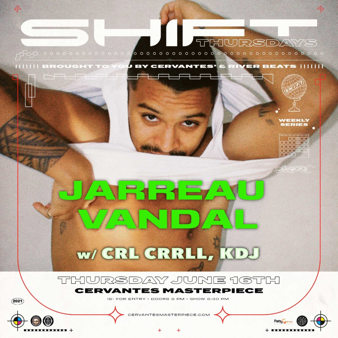SHIFT Ft. Jarreau Vandal w/ CRL CRRLL, KDJ