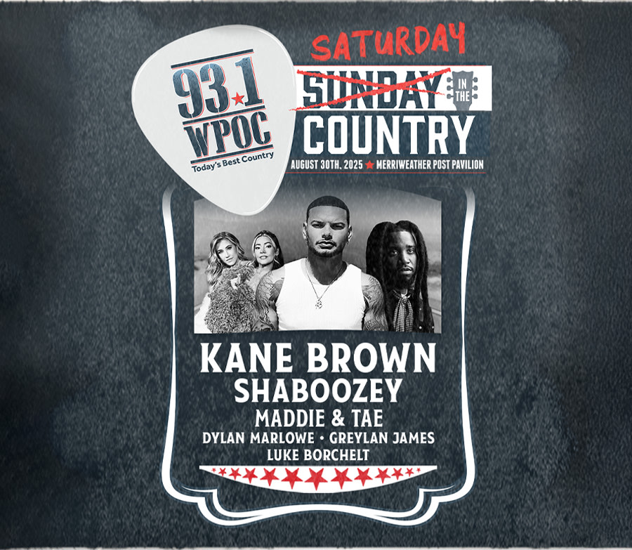 WPOC’s Saturday in the Country - Heads Up Info