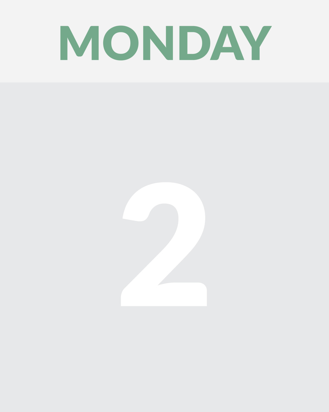 MONDAY 2