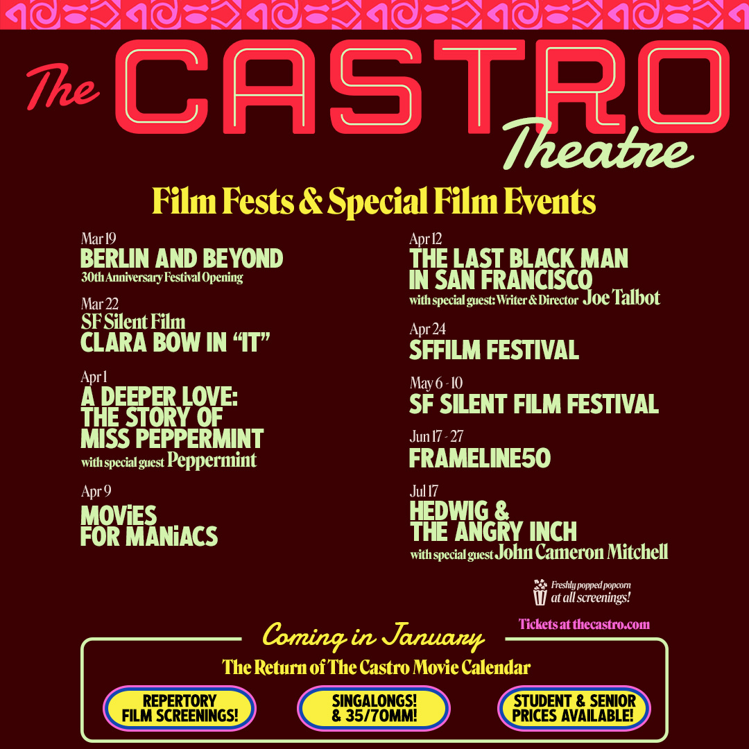 The Castro Movie Calendar