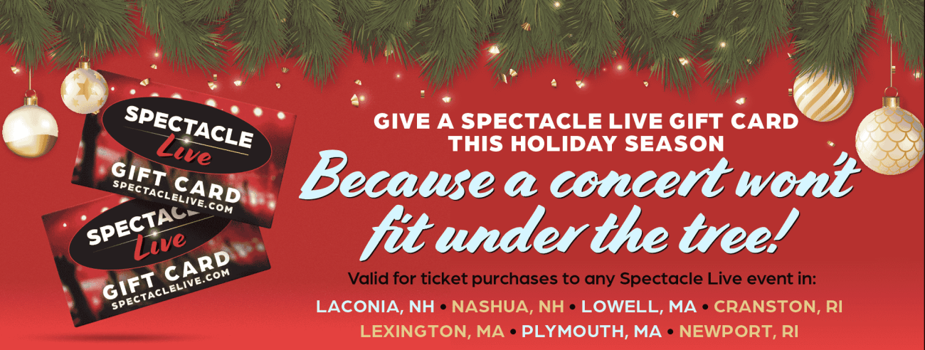 Give the Gift of Spectacle Live Gift Cards!