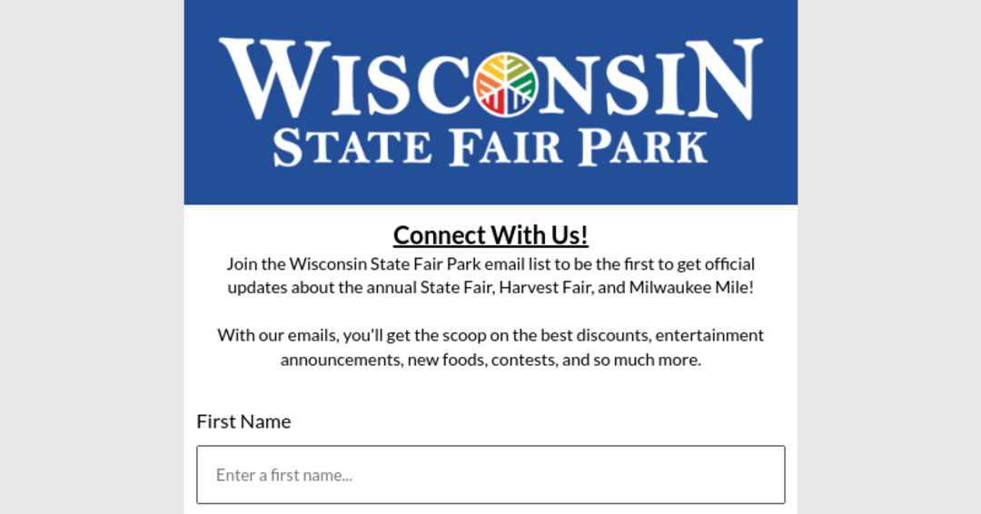 Email & SMS Sign Up Landing Page