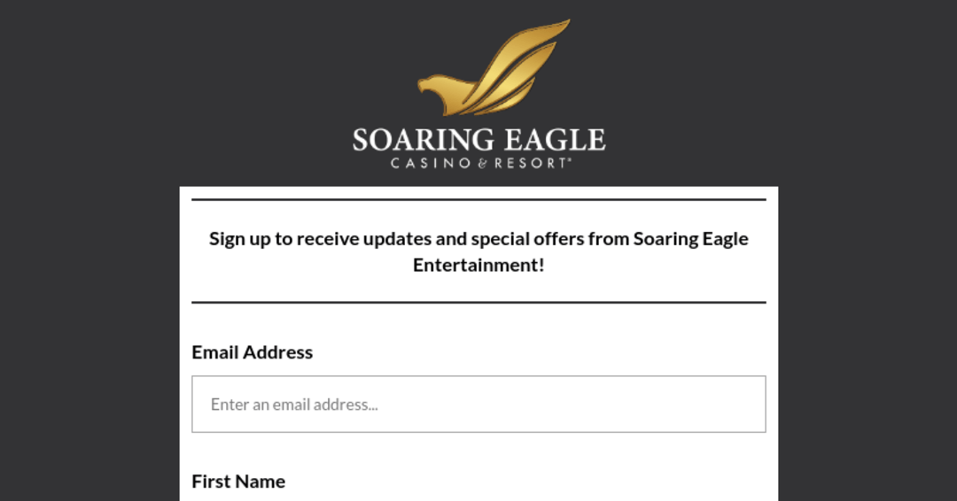 Soaring Eagle Email & Phone Number Capture