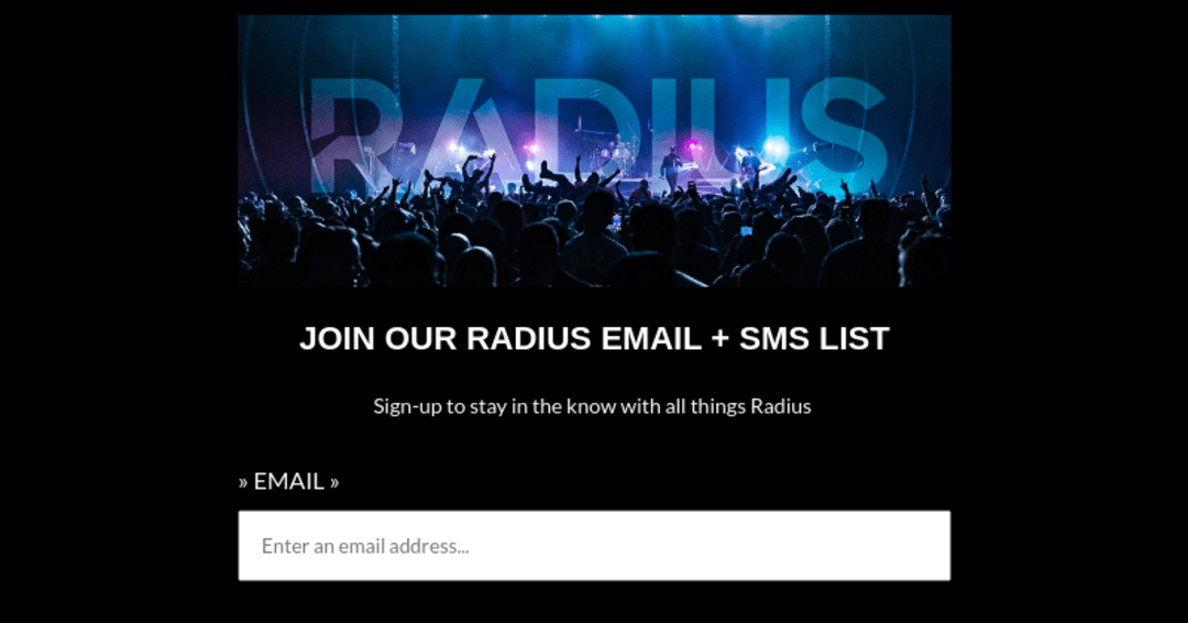 Text Message Sign Up List